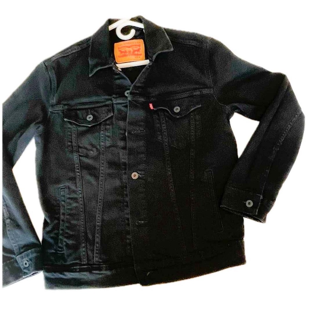 Levi's Black Denim Trucker Jacket